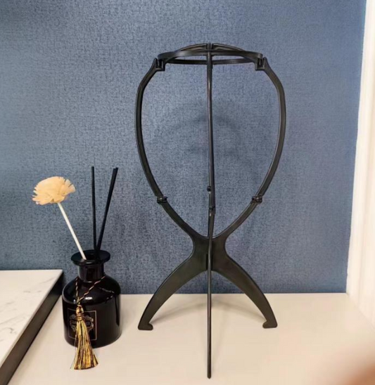 Porte-perruque pliant Porte-perruque en plastique épaissi