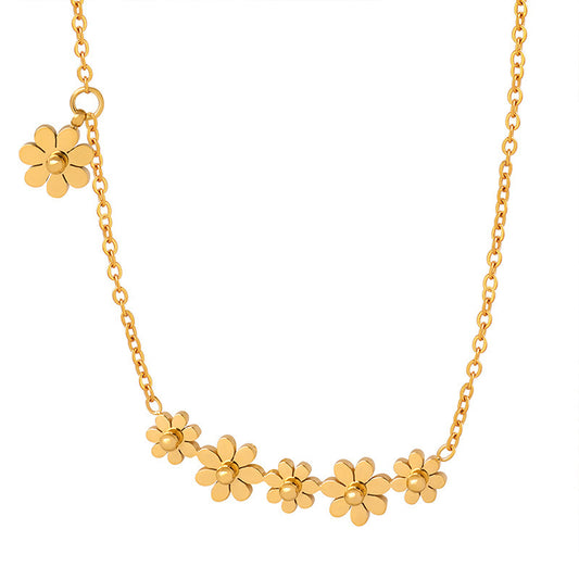 Mini collier marguerite