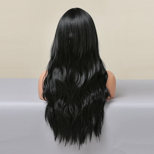 Perruque Lace Wig Tolerance Ondulé Longue Noir 65cm
